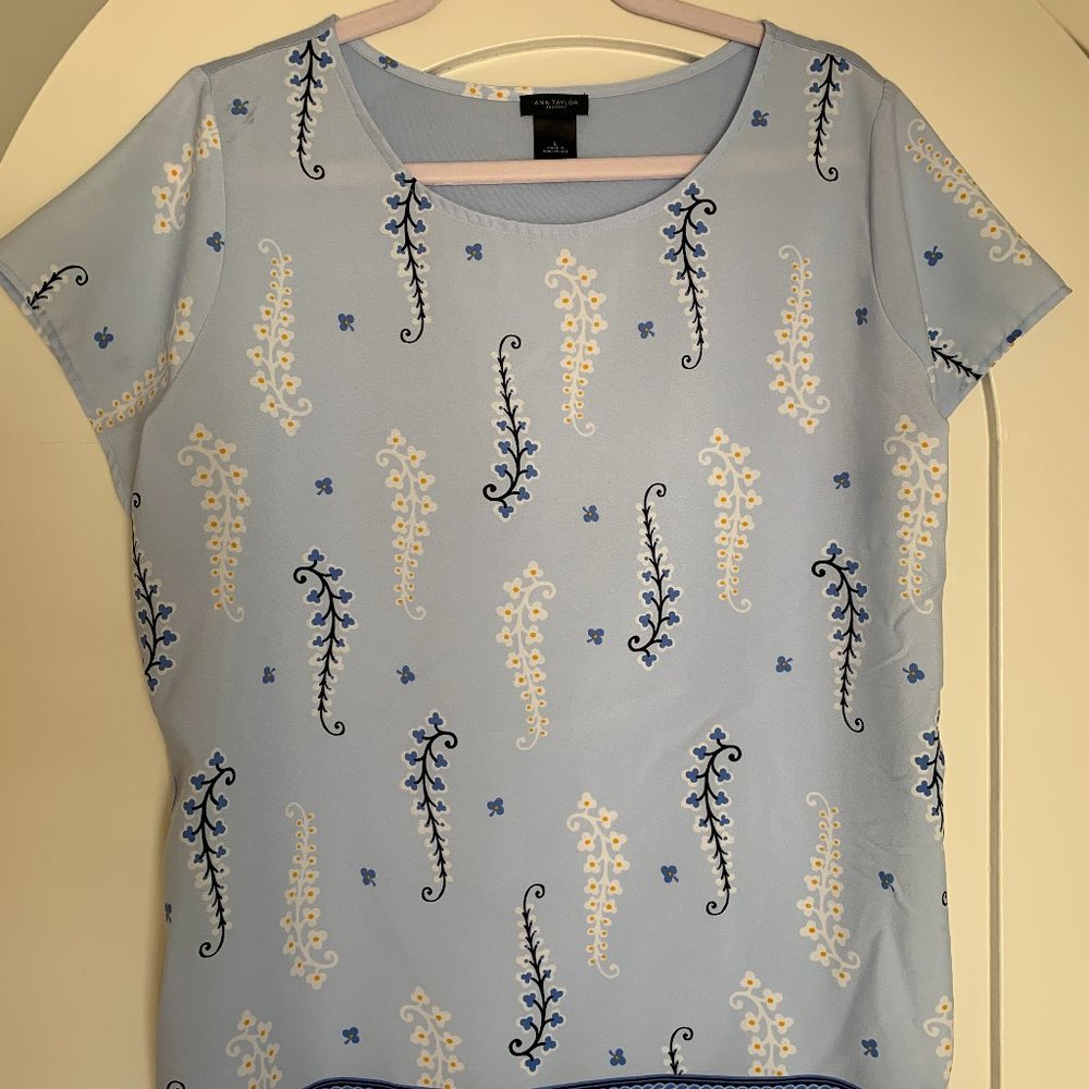 ANN TAYLOR Factory Top Mixed Media